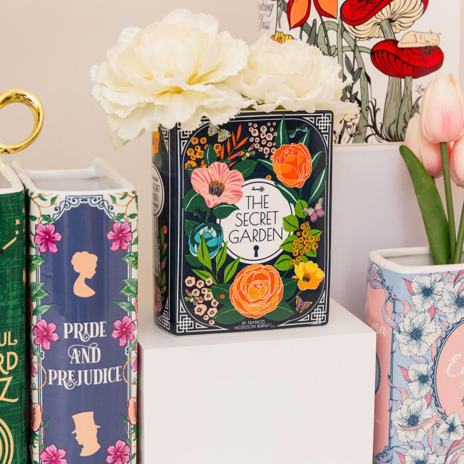 Ceramic Flower Book Vase