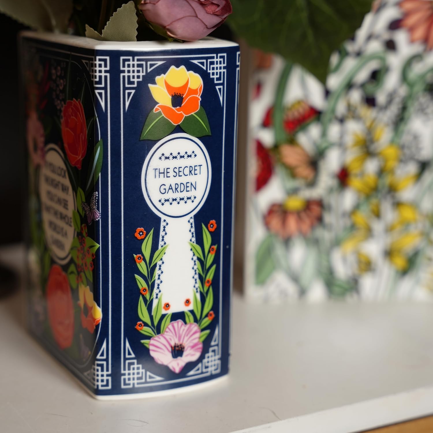 Ceramic Flower Book Vase