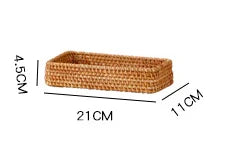 rattan storage basket