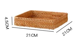 rattan storage basket