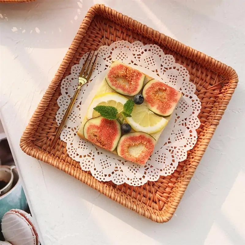 rattan storage basket