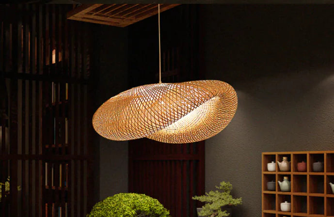 Handmade Bamboo Pendant Lights - 1 PC