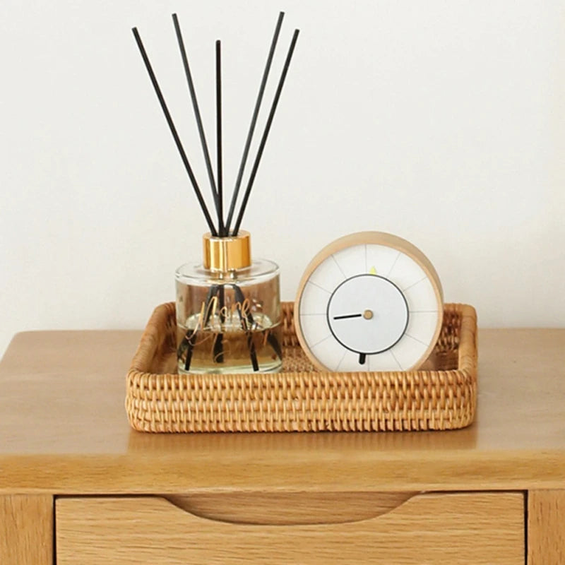 Handwoven Rattan Storage Basket