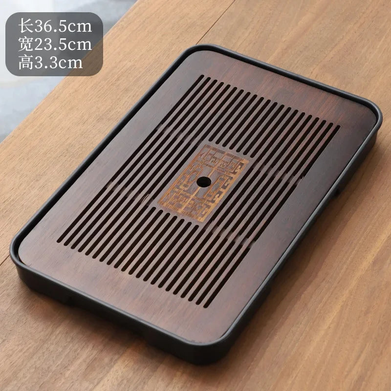 Portable Bamboo Tea Tray