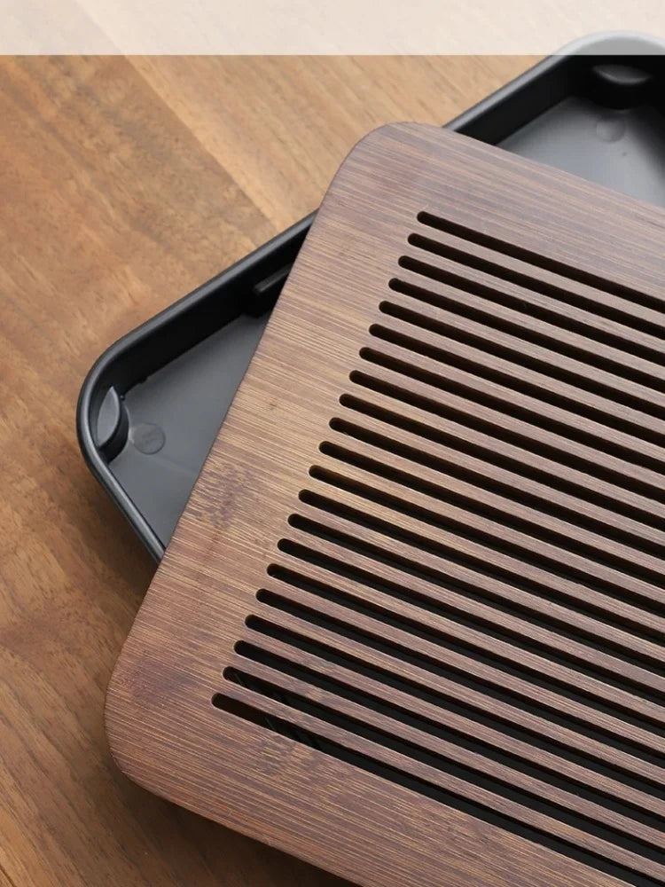 Portable Bamboo Tea Tray