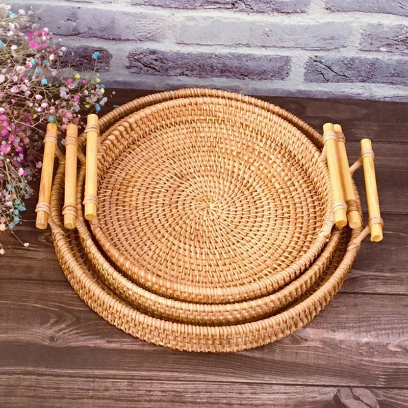 Rattan Storage Basket - 1Pc