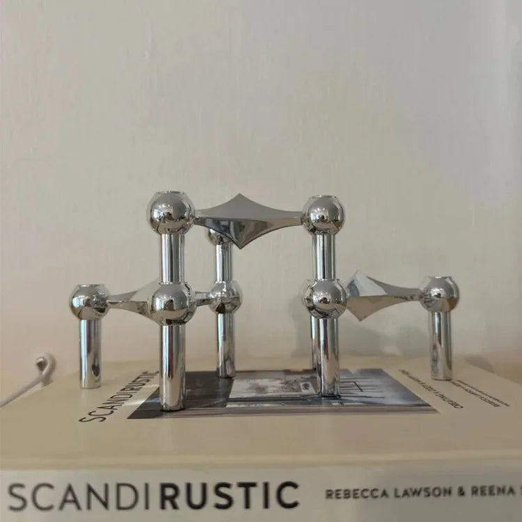 Molecular Metal Candle Holder