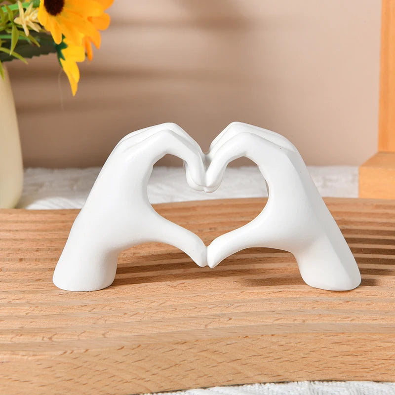 Heart Hand Shelf Decor