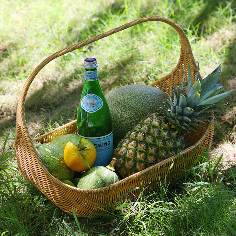 Fruit and Wine Basket