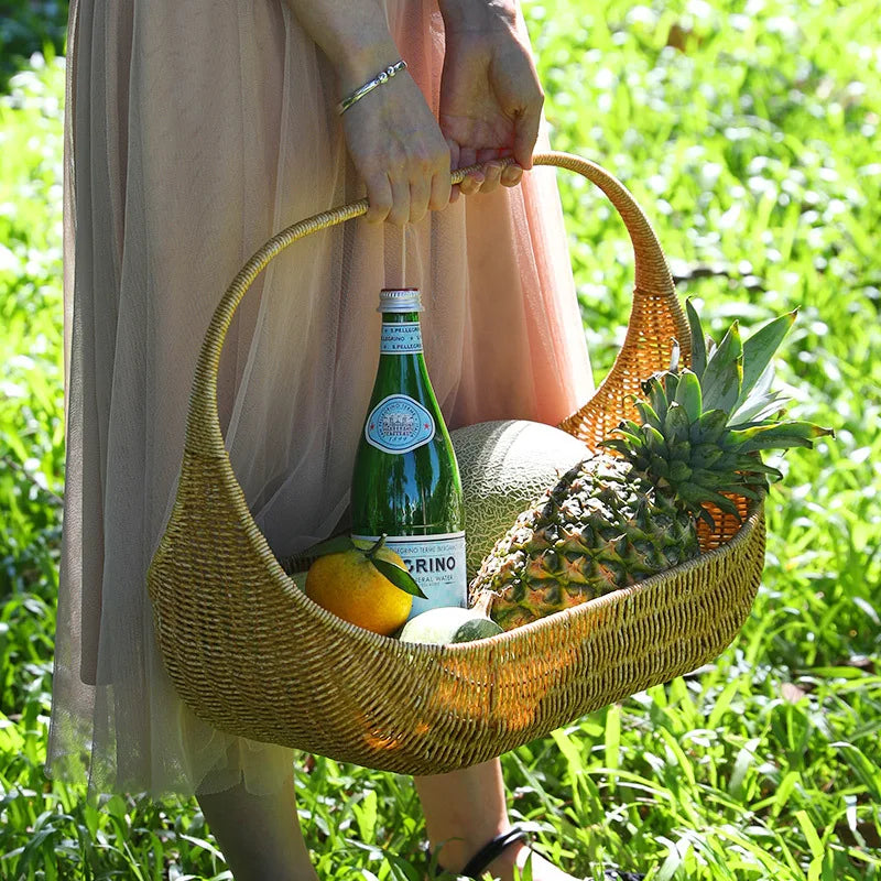 Fruit and Wine Basket