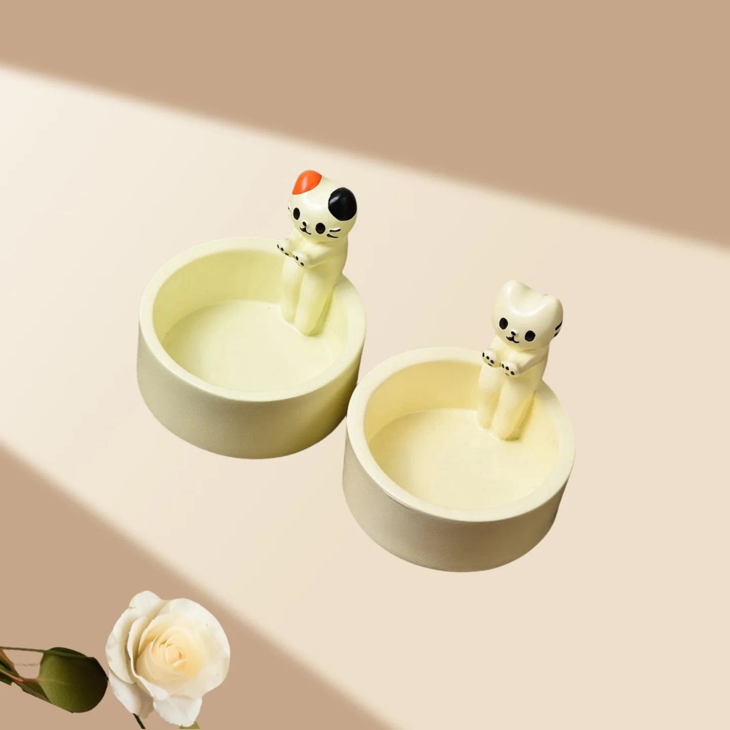 Cute Kitten Candle Holder