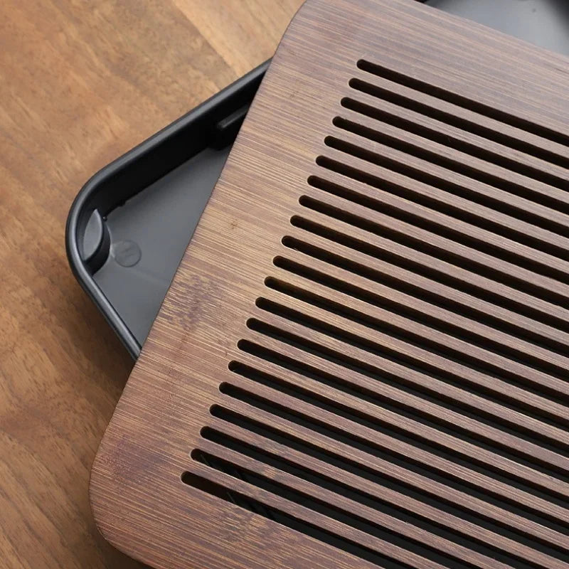 Portable Bamboo Tea Tray