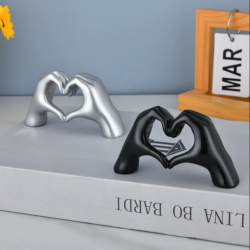 Heart Hand Shelf Decor