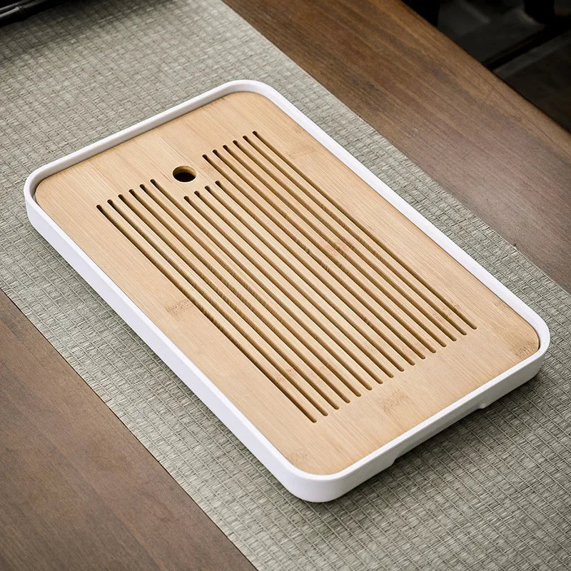 Portable Bamboo Tea Tray
