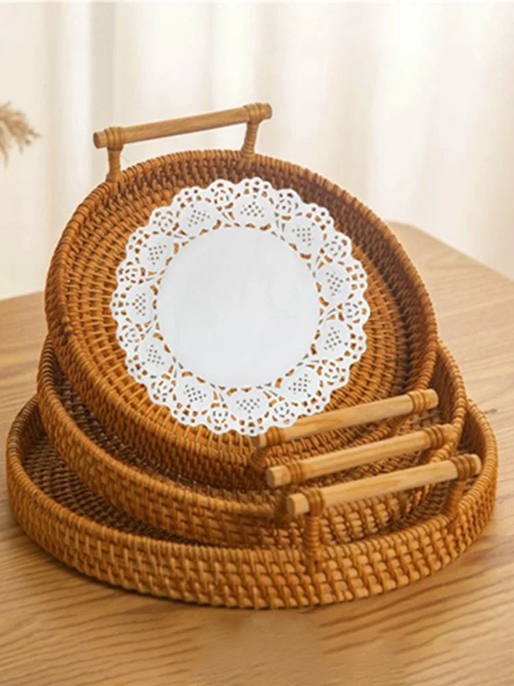 Rattan Storage Basket - 1Pc