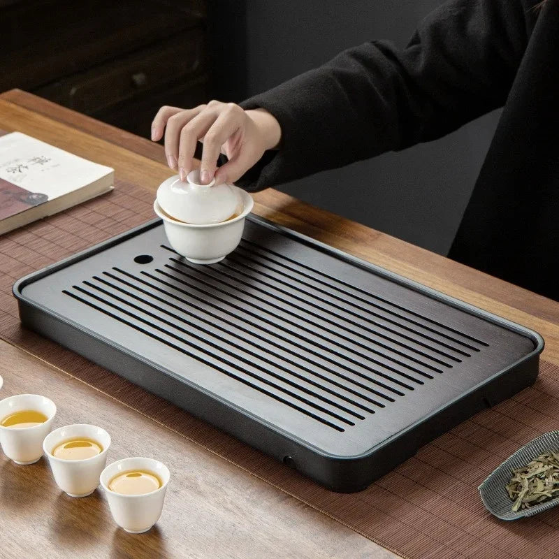 Portable Bamboo Tea Tray