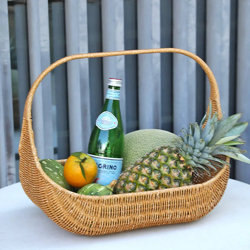 Fruit and Wine Basket