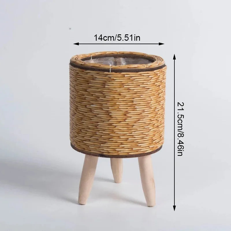 Handmade Rattan Flower Pot