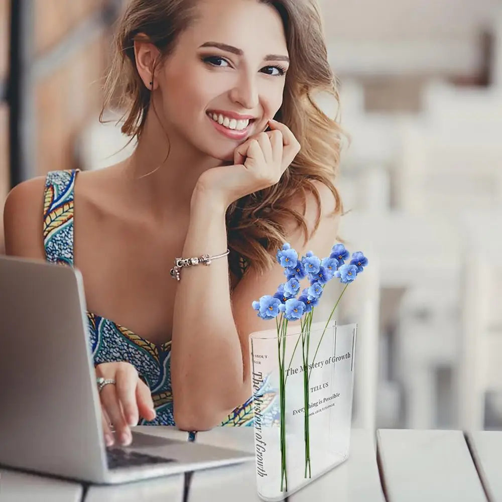Acrylic Book Vase