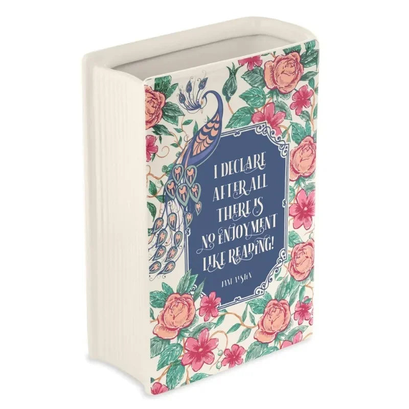 Ceramic Flowers Book Vase