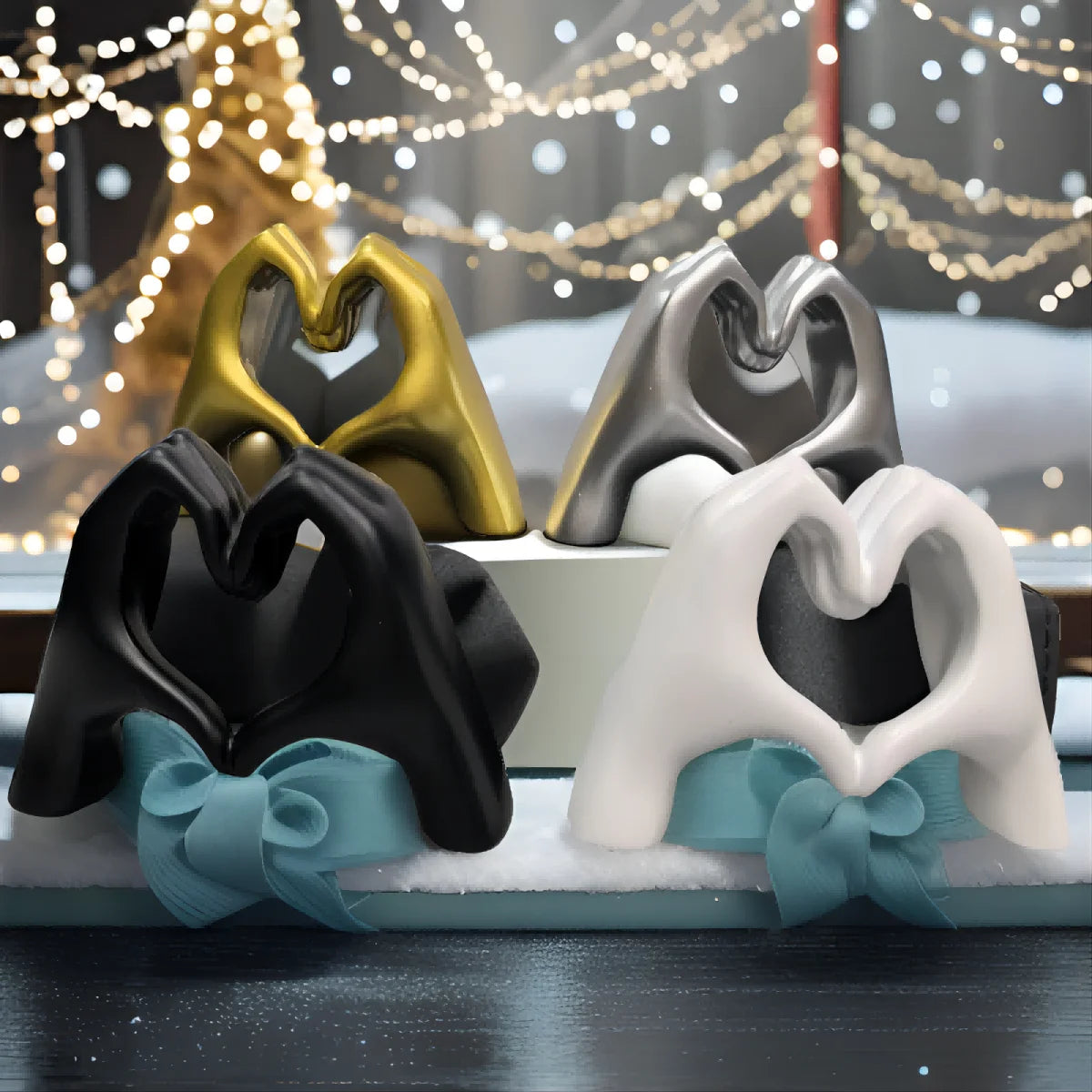 Heart Hand Shelf Decor