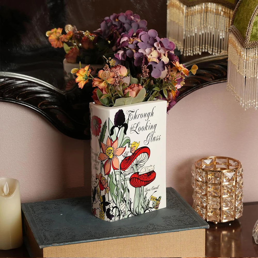 Ceramic Book Vase