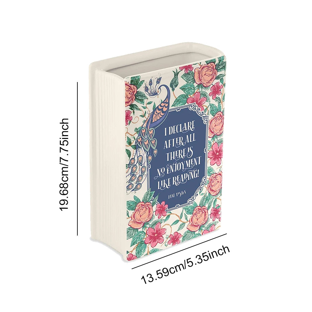 Ceramic Book Vase