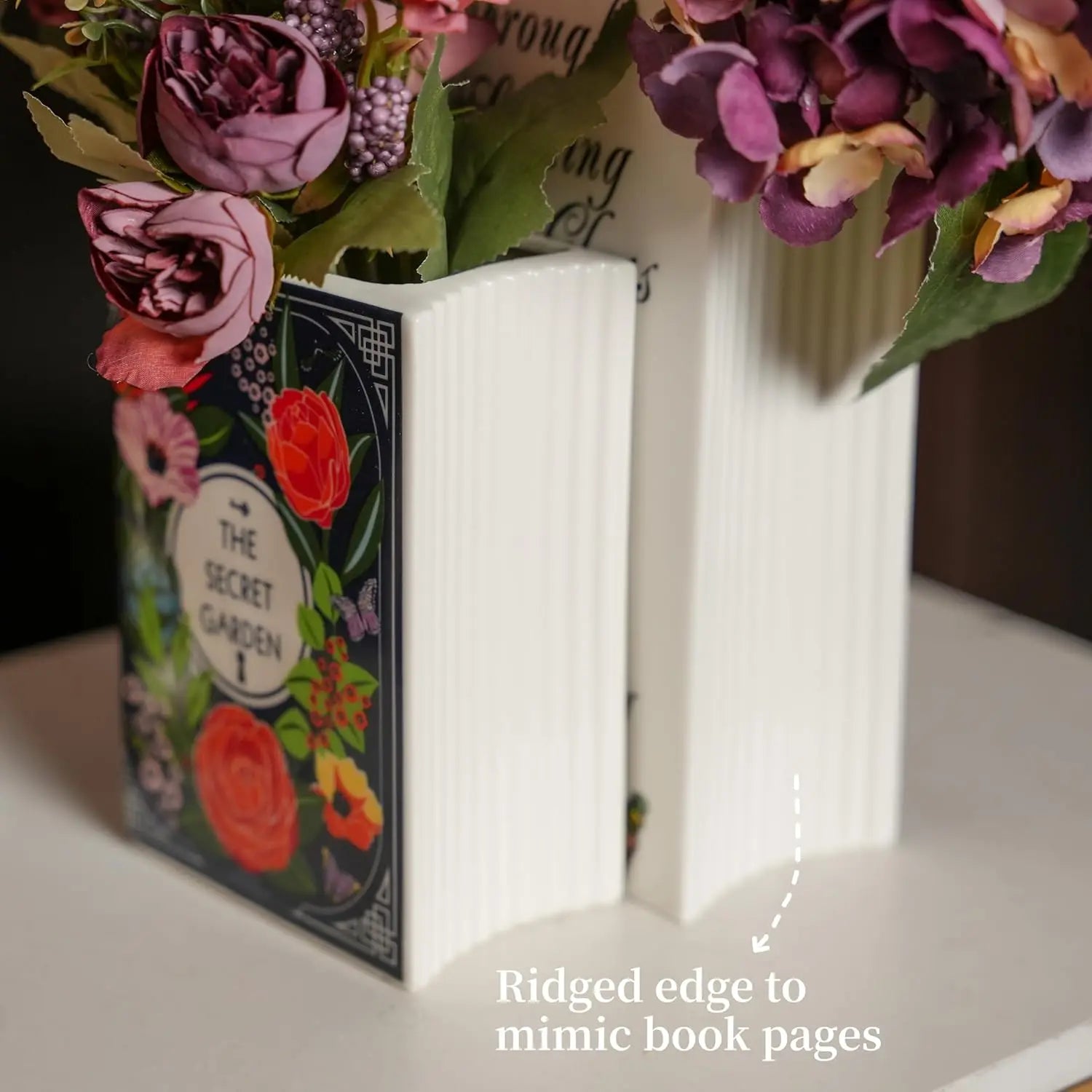 Ceramic Book Vase