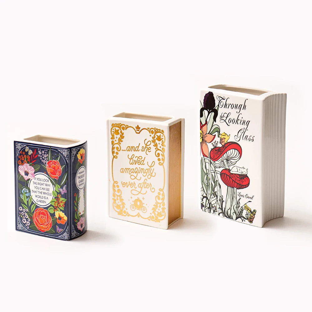Ceramic Book Vase