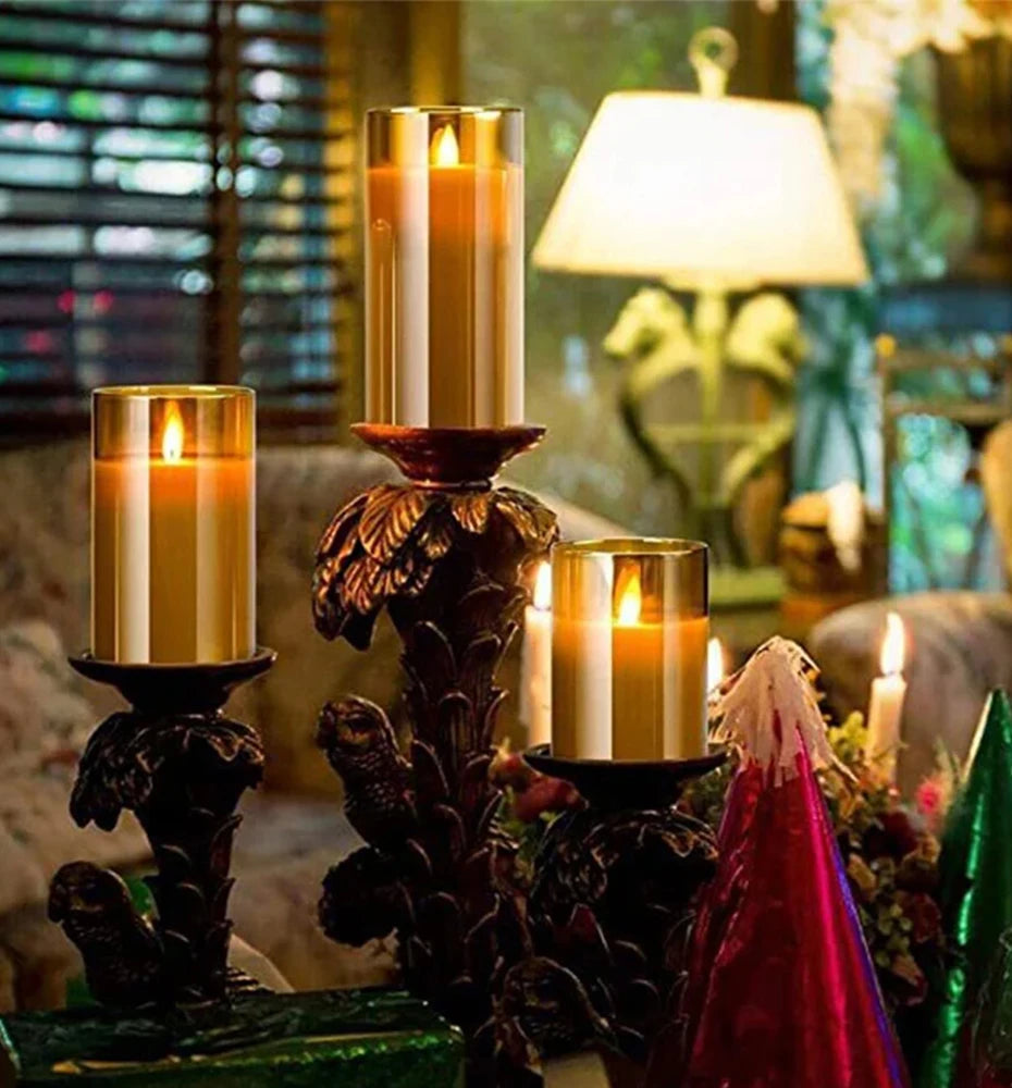 LED Flameless Candle Set of 3