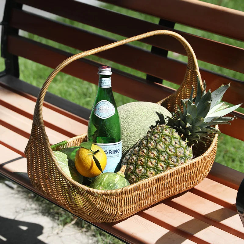Fruit and Wine Basket