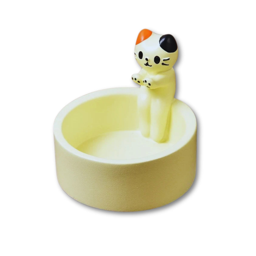 Cute Kitten Candle Holder