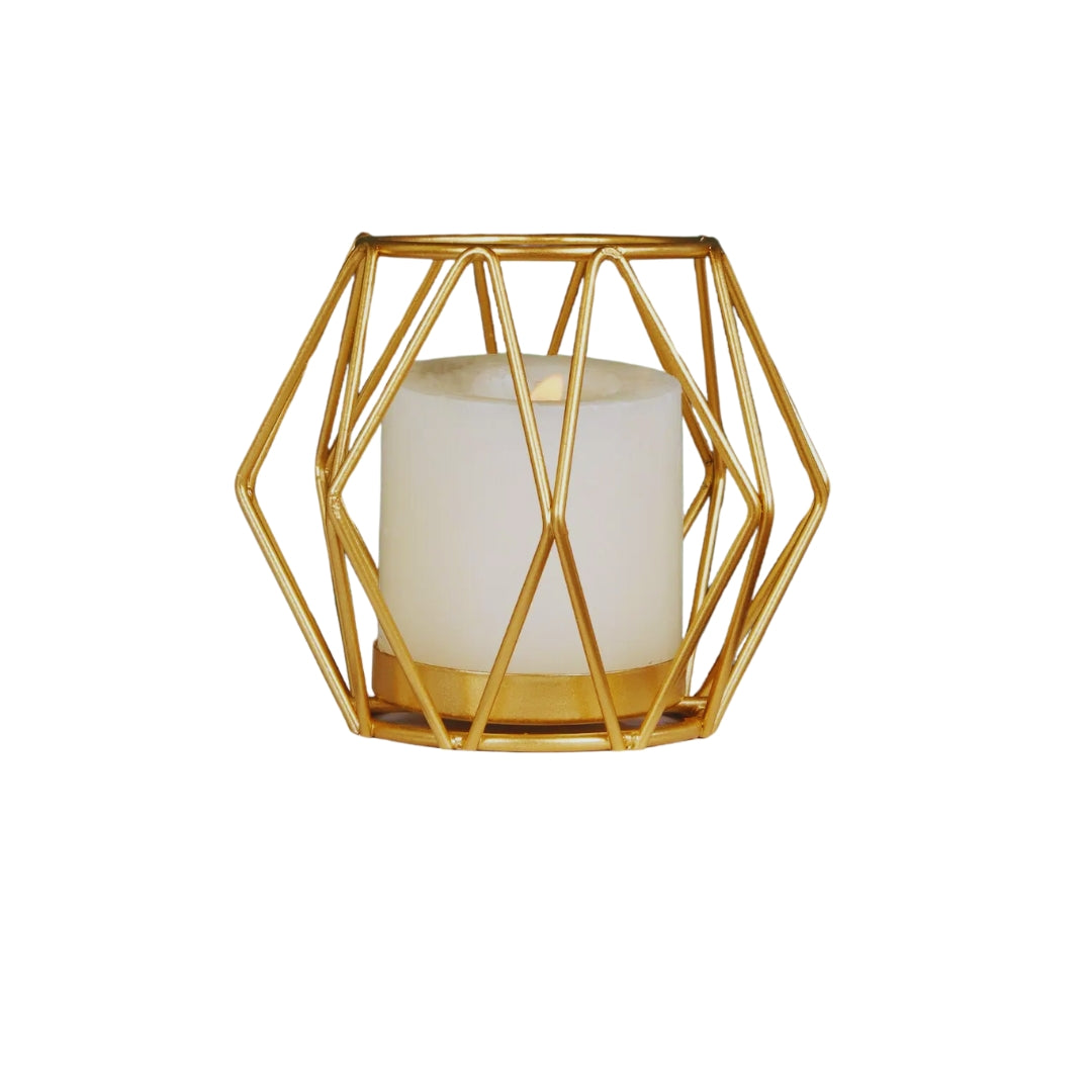 Nordic Gold Iron Candlestick