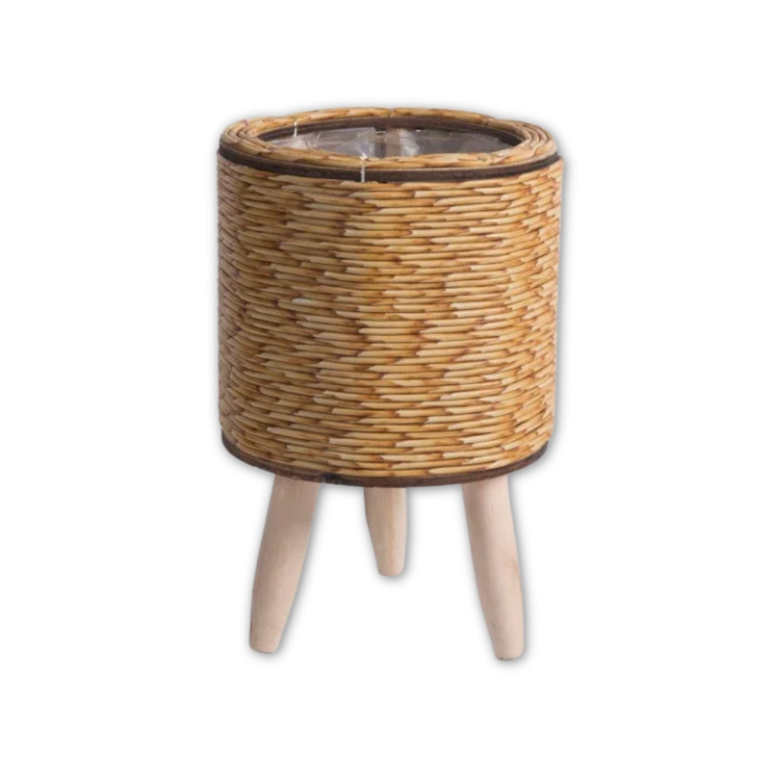 Nordic Rattan Flower Pot