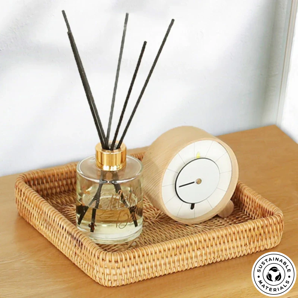 Handwoven Rattan Storage Basket