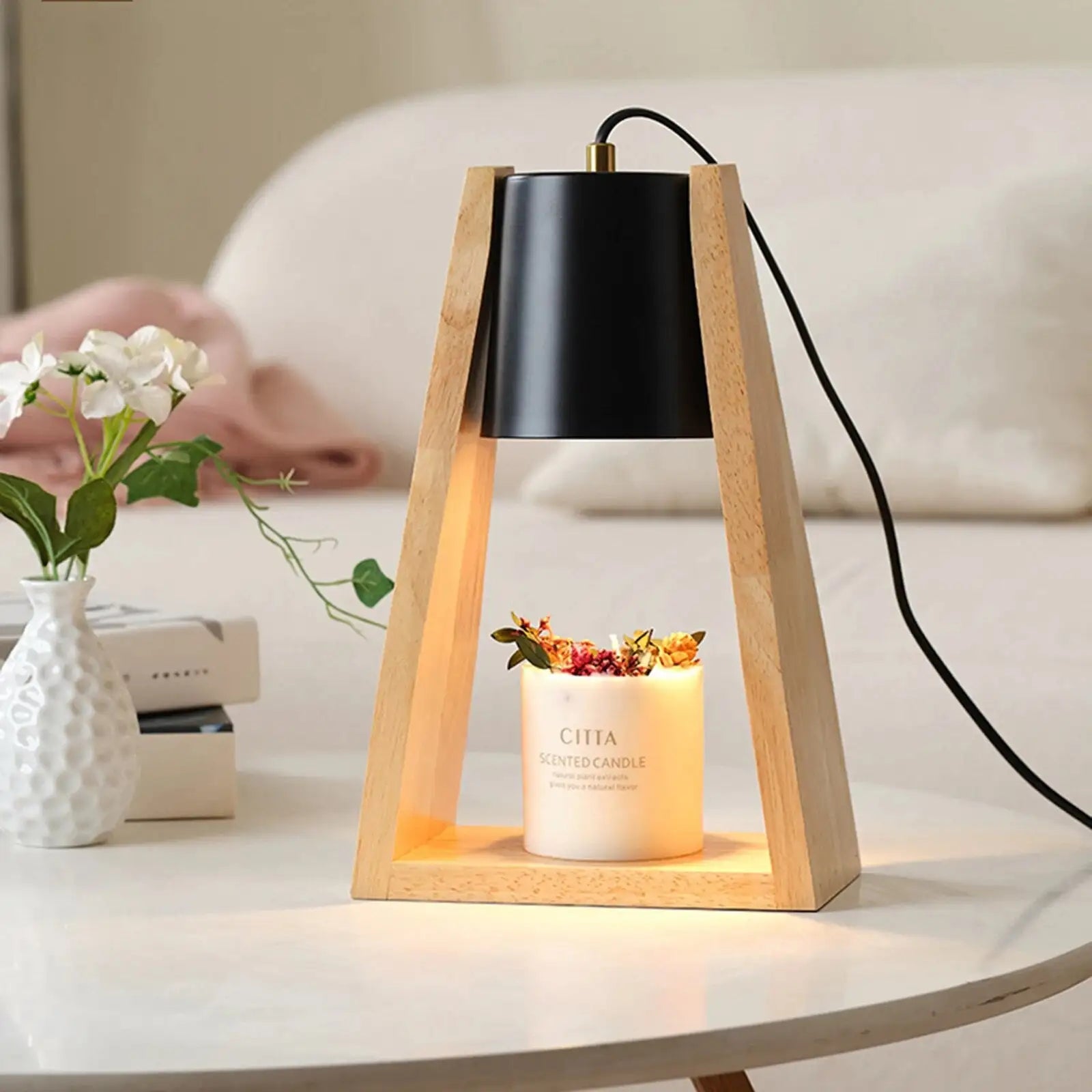 Triangle Candle Warmer Lamp