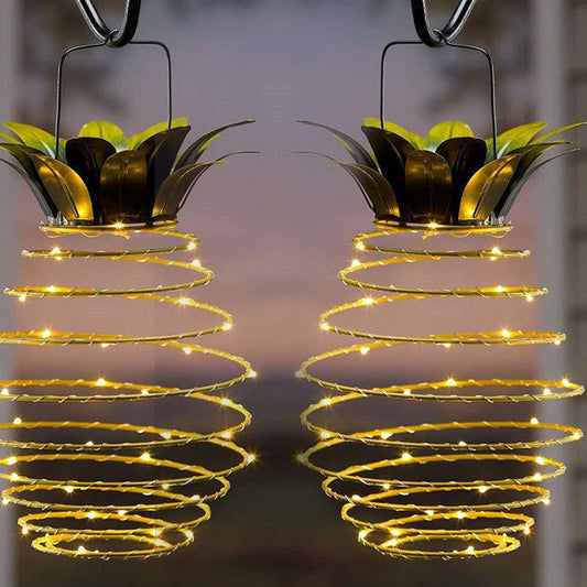 Solar Pineapple Path Lights: Waterproof Elegance for Your Outdoor Oasis