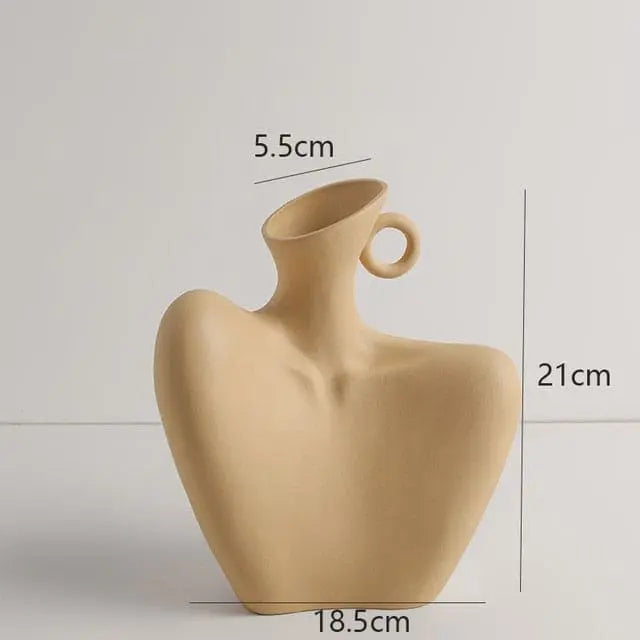 Home Décor Sculpture Ceramic Vase Affectiona