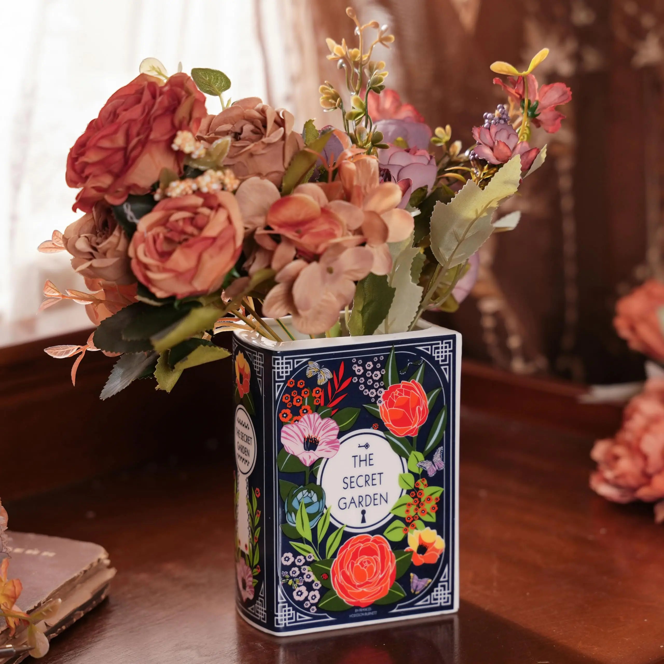 Ceramic Flower Book Vase