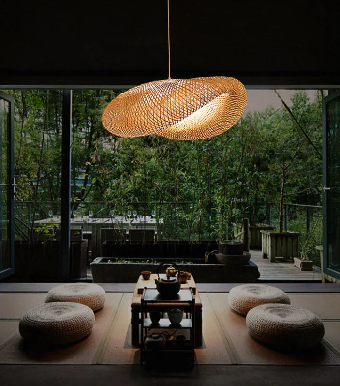 Handmade Bamboo Pendant Lights - 1 PC