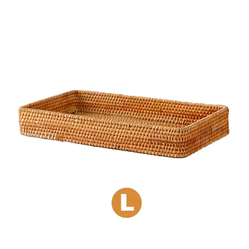 rattan storage basket