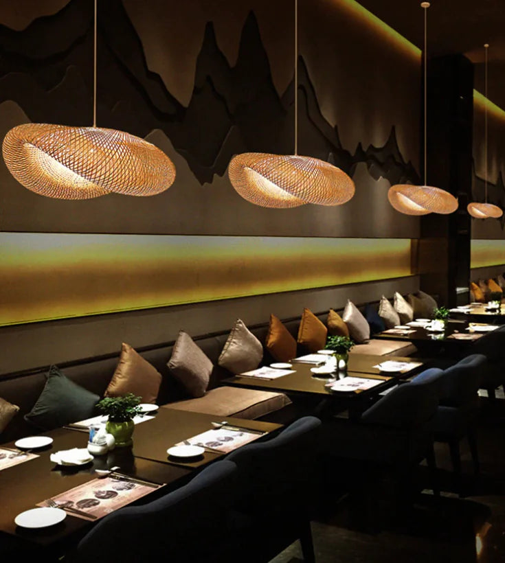 Handmade Bamboo Pendant Lights - 1 PC