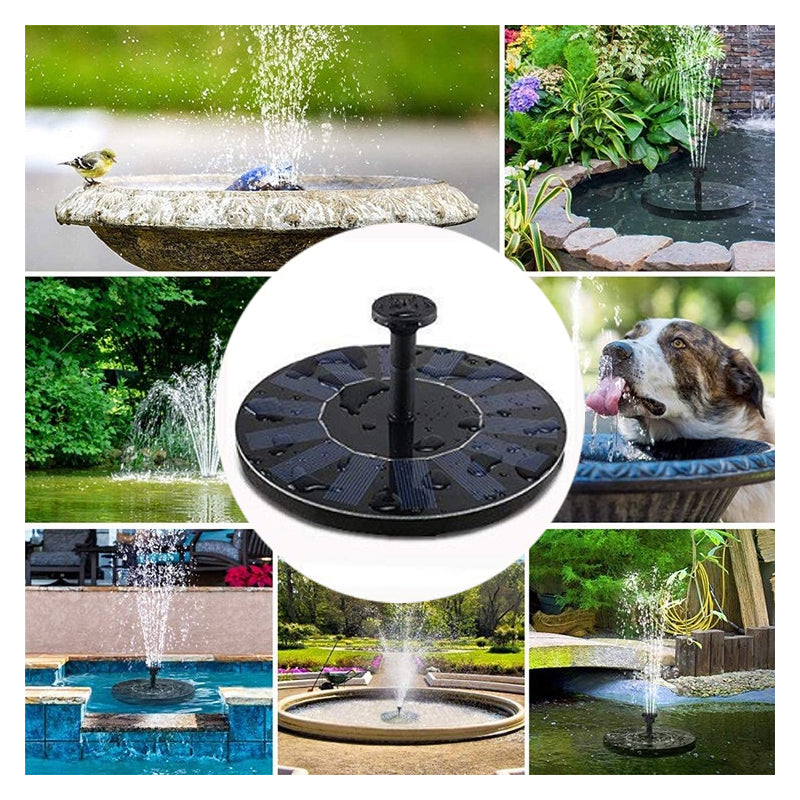 Solar Sprinkler: Outdoor Water Fountain Powered by the Sun
