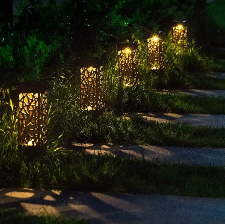 Vintage Glow: Solar-Powered Waterproof Garden Lights