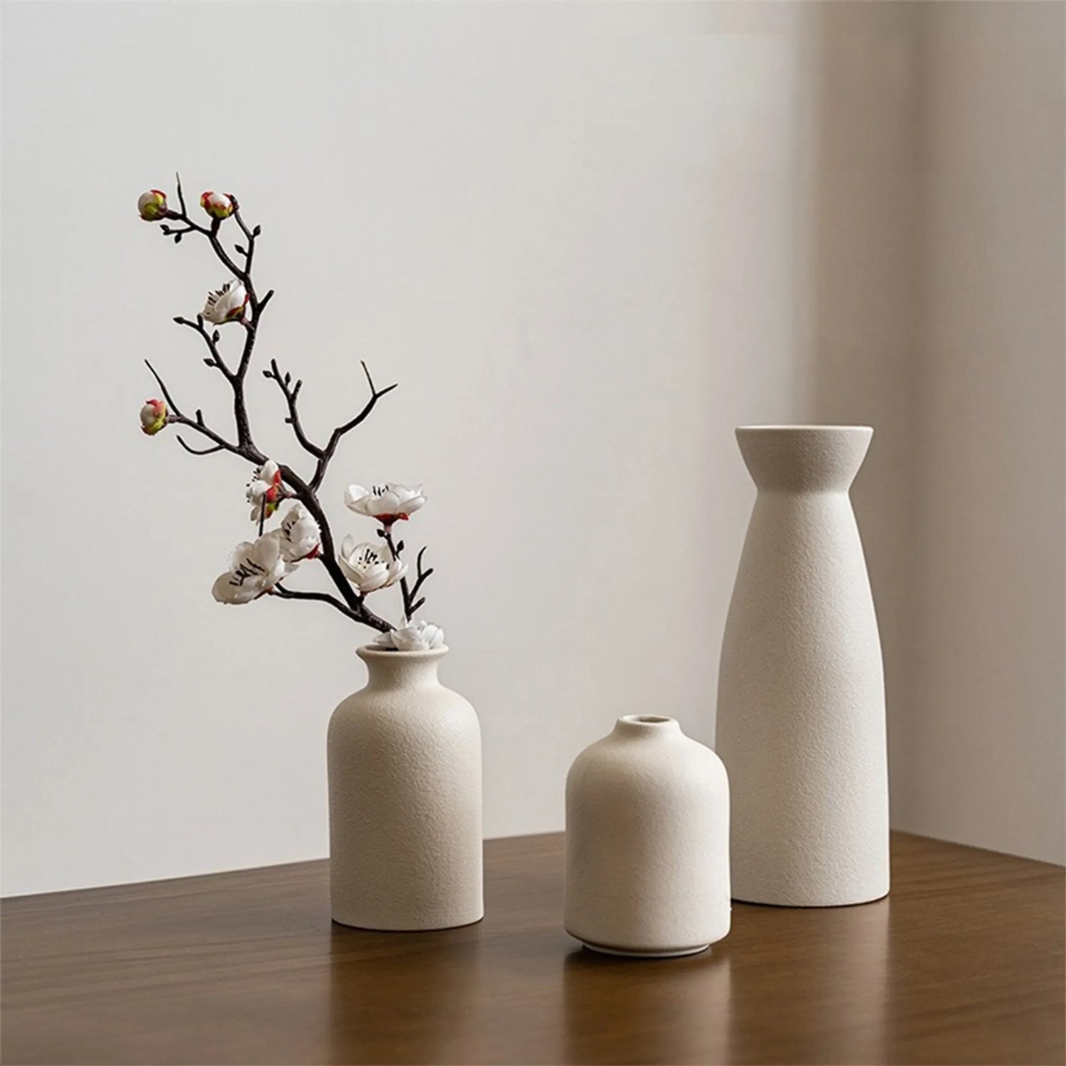 Rustic Flower Vases - Set of 3