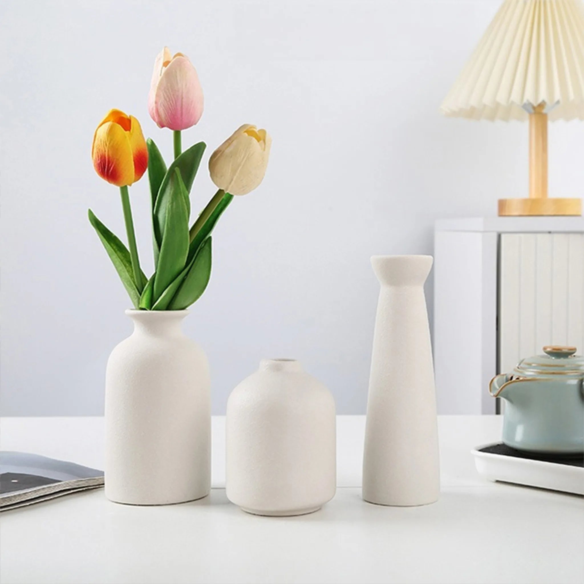 Rustic Flower Vases - Set of 3