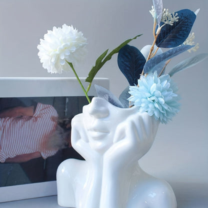 Ceramic Face Vase