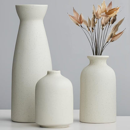 Rustic Flower Vases - Set of 3