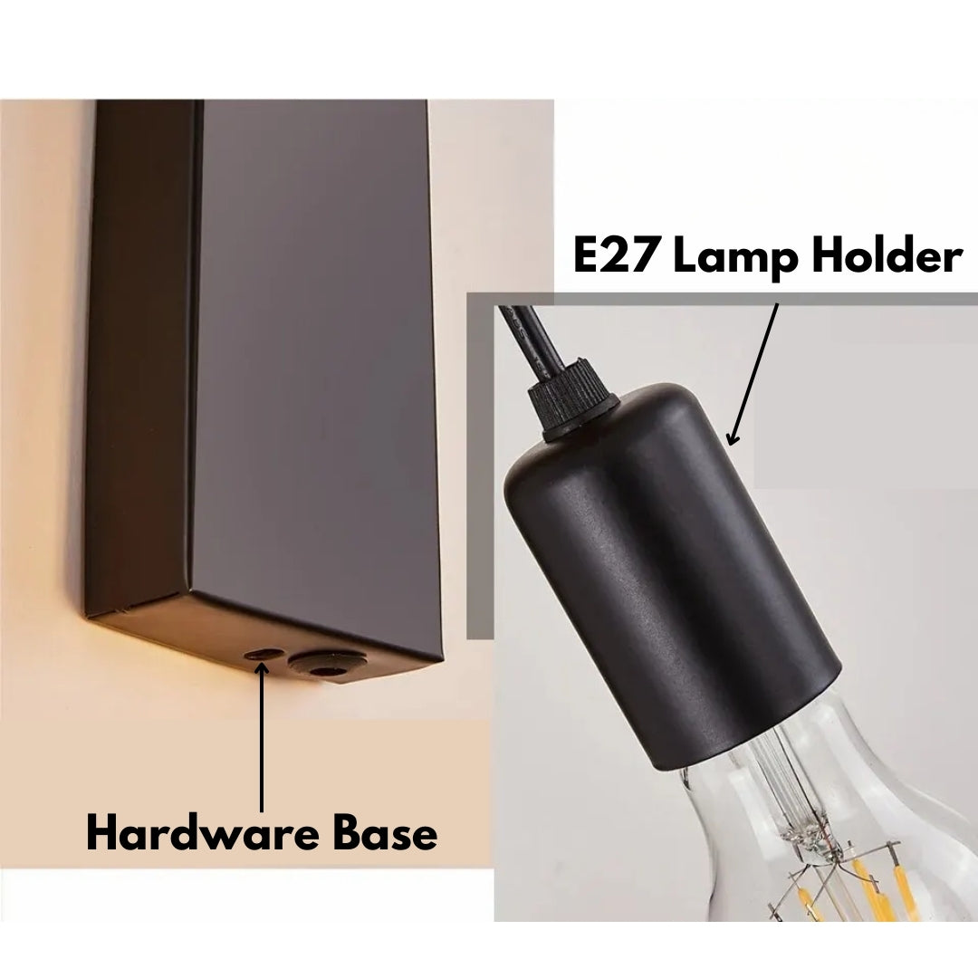 Retro Wood Led Wall Lamp