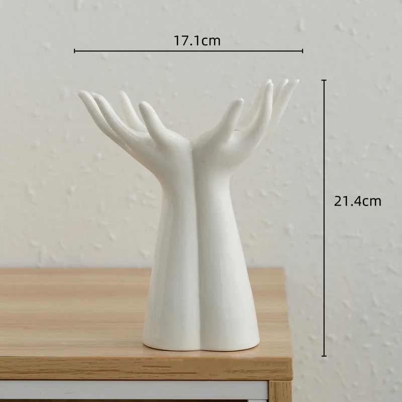 Ceramic Hand Vase